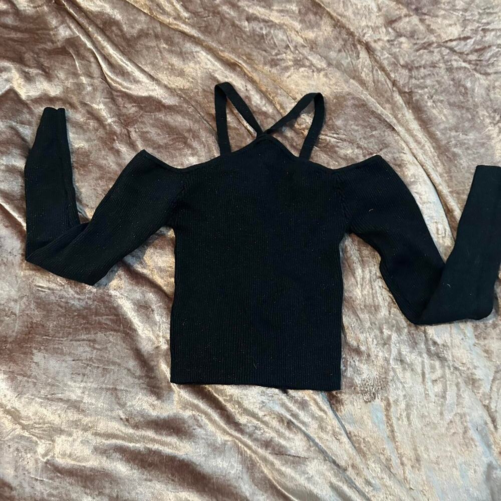 Y2k cotton on glittery cropped
